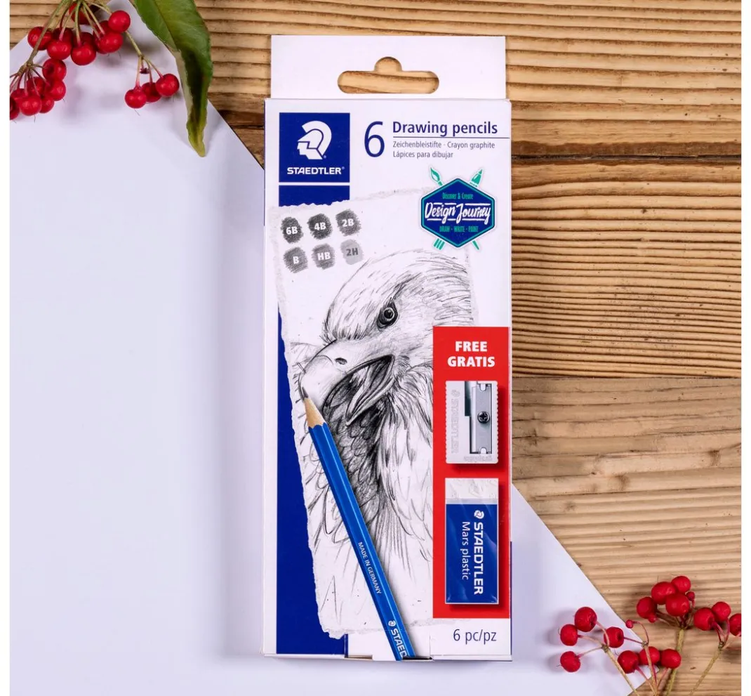 STAEDTLER Malen & Zeichnen|Farbsets>Lumograph "Zeichenbleistifte"