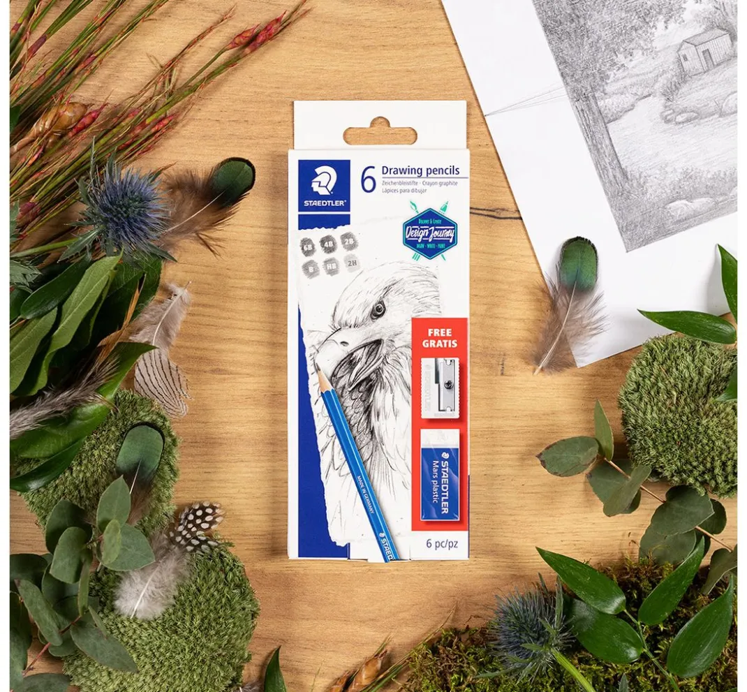 STAEDTLER Malen & Zeichnen|Farbsets>Lumograph "Zeichenbleistifte"