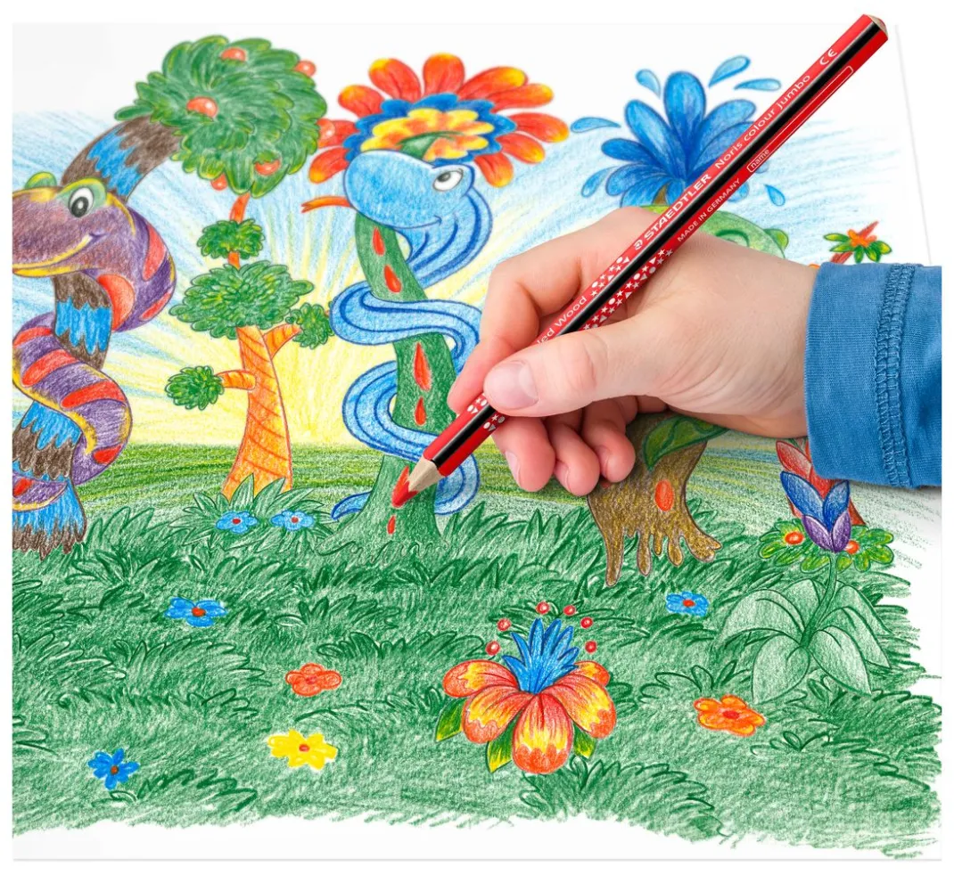 Kinder STAEDTLER Stifte & Marker|Weitere Geschenkideen Für Kinder>Noris colour "Jumbo Buntstifte", 9er-Set + 1 Gratis