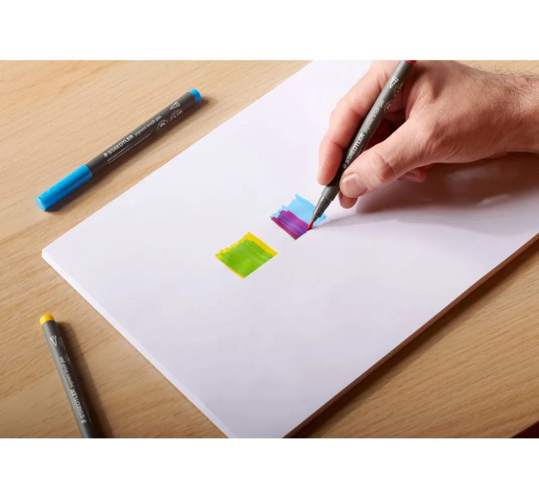 STAEDTLER Kartengestaltung>Pigment brush pen, 12er-Set