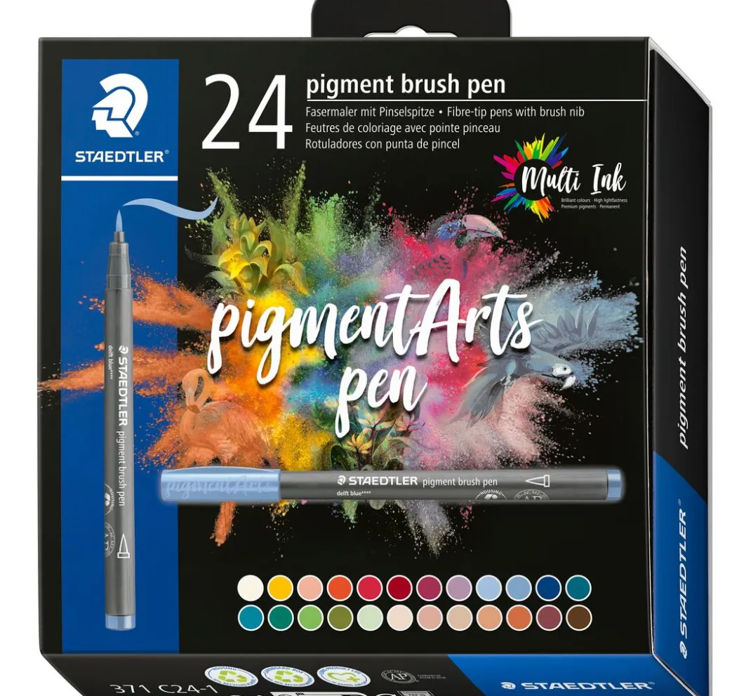STAEDTLER Kartengestaltung>Pigment brush pen