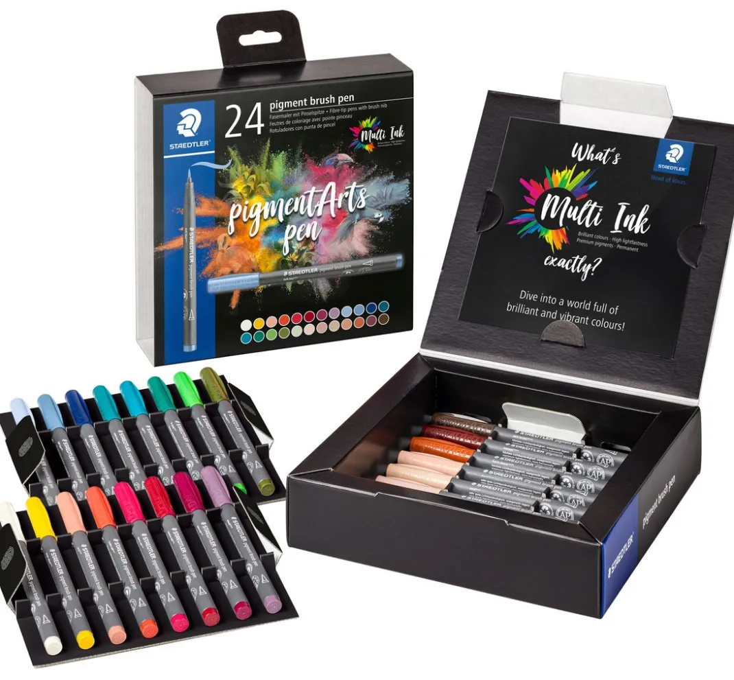 STAEDTLER Kartengestaltung>Pigment brush pen