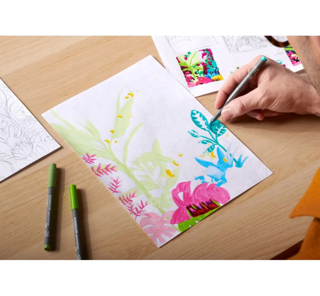STAEDTLER Stifte|Kartengestaltung>Pigment calligraphy pen
