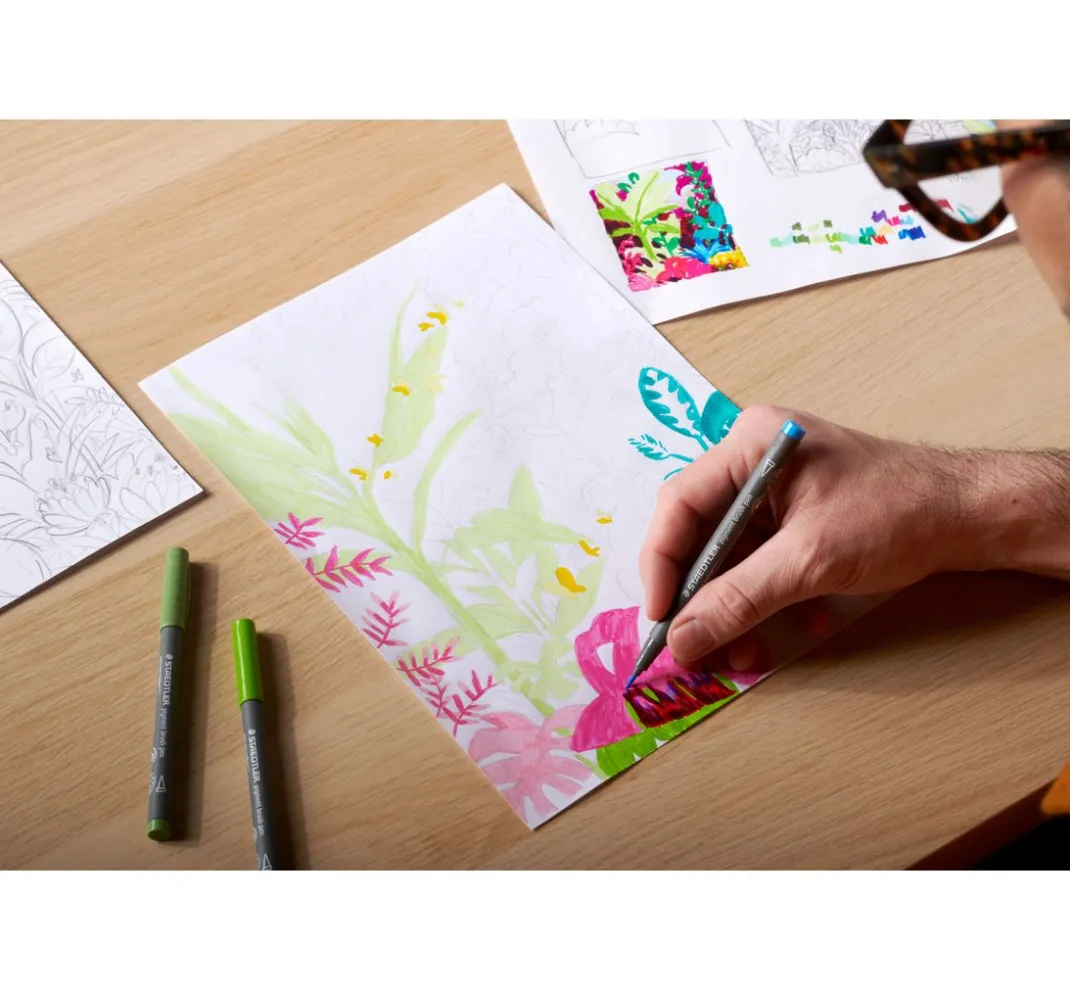 STAEDTLER Stifte|Kartengestaltung>Pigment calligraphy pen