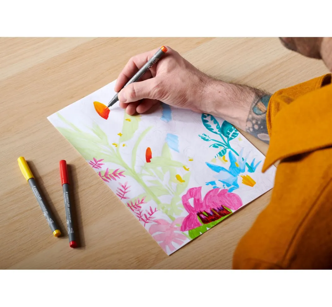 STAEDTLER Stifte|Kartengestaltung>Pigment calligraphy pen