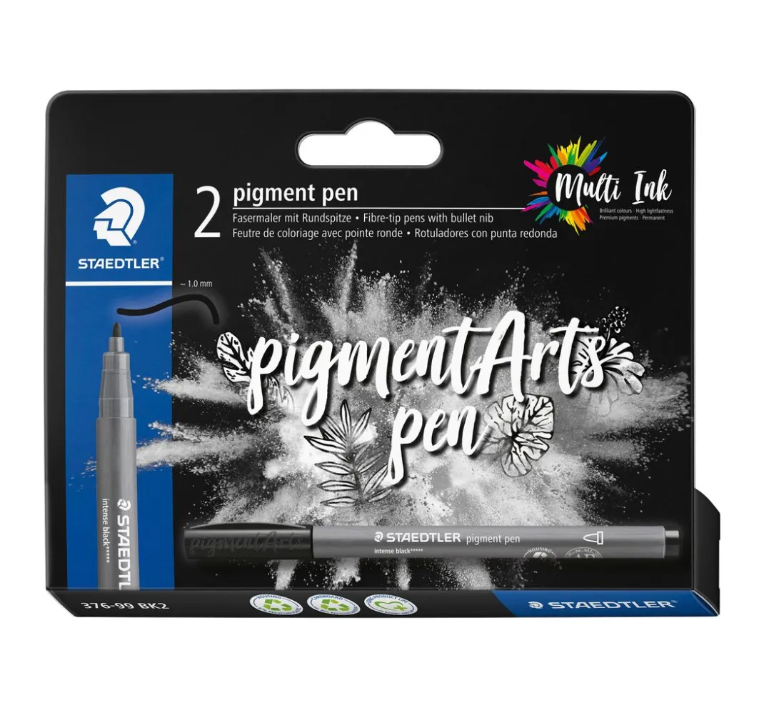STAEDTLER Stifte|Kartengestaltung>Pigment pen "Intensiv Schwarz"