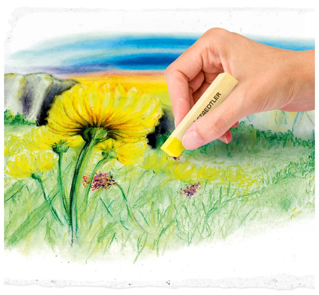 STAEDTLER Schulmalfarbe|Künstlerfarbe>Soft-Pastellkreiden, 24er-Set