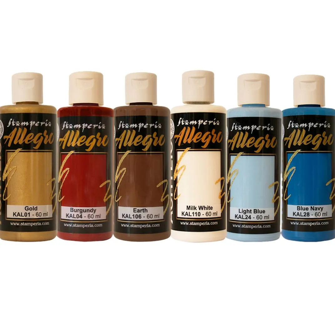 Stamperia Farbsets|Künstlerfarbe>Allegro Acrylic "The Nutcracker", 6er Set