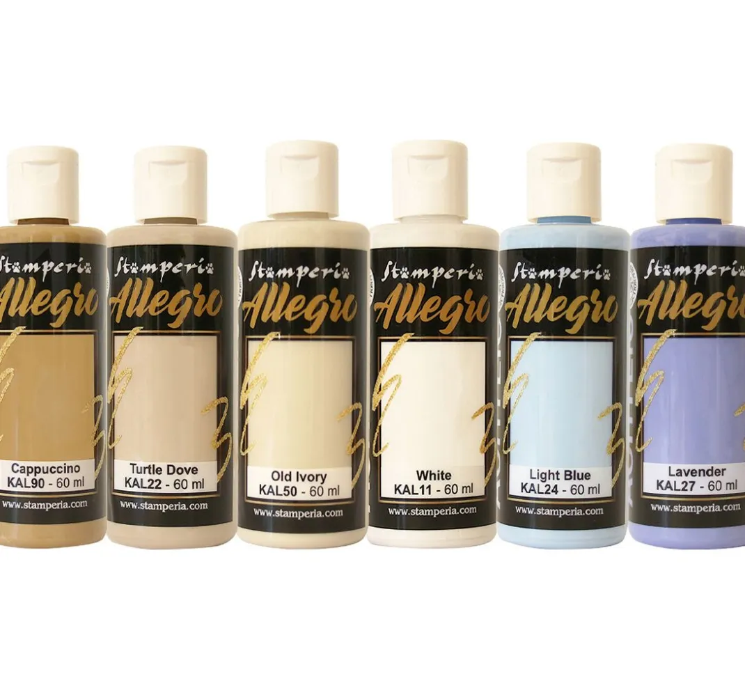Stamperia Farbsets|Künstlerfarbe>Allegro Acrylic "Quiet Days"