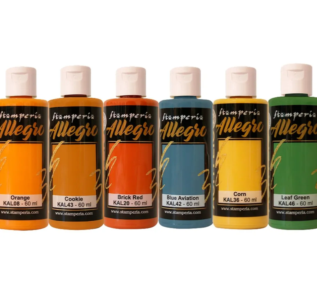 Stamperia Farbsets|Künstlerfarbe>Allegro Acrylic "Art of Travelling"