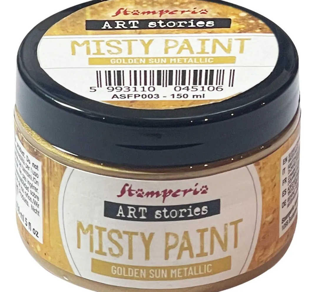 Stamperia Schablonieren|Künstlerfarbe>Misty Paint metallic