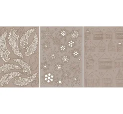 Pronty Crafts Dekoelemente|Scrapbooking>Stanzmotive "Graupappe"