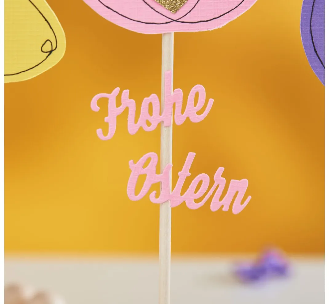 FINDit Stanz- & Prägemaschinen|Schablonen>Stanzschablone "Frohe Ostern"