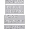FarbTon Papier Stanz- & Prägemaschinen|Schablonen>Stanzschablone "Schriftdekore" für Marinas Licht