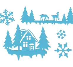 FINDit Stanz- & Prägemaschinen|Schablonen>Stanzschablone "Winterwonderland"