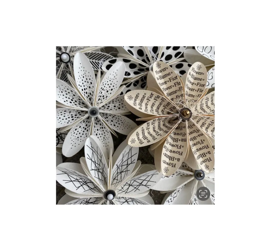FarbTon Papier Stanz- & Prägemaschinen|Schablonen>Stanzschablone-Faltblumen "M"