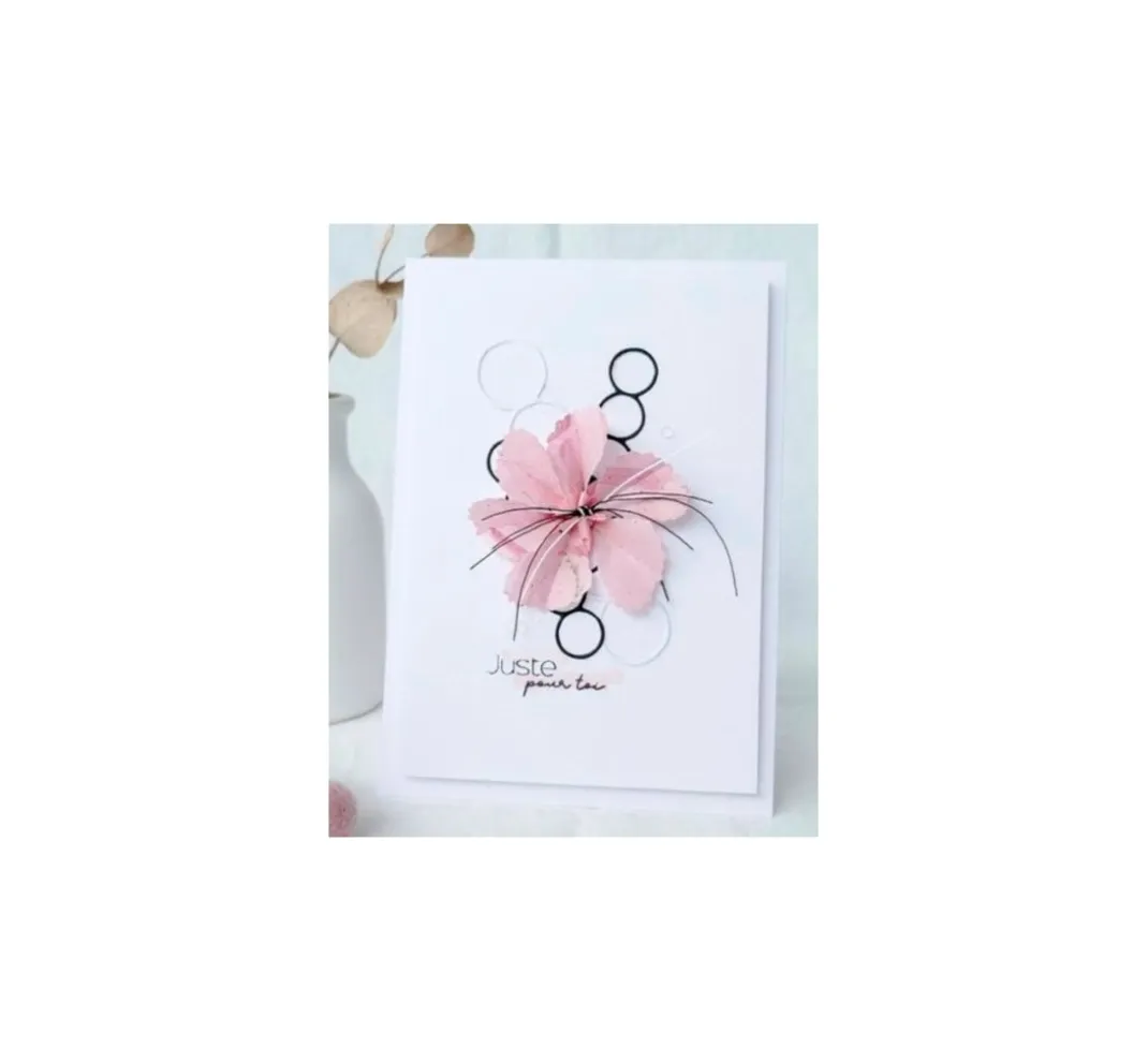 FarbTon Papier Stanz- & Prägemaschinen|Schablonen>Stanzschablonen-Faltblume "Malva"