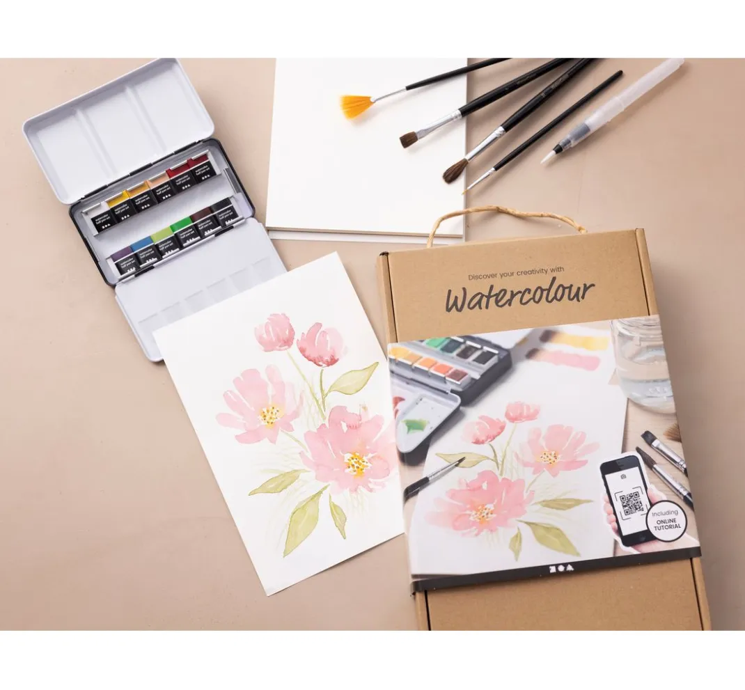 creativ company Aquarell|Farbsets>Starterset Aquarellfarben