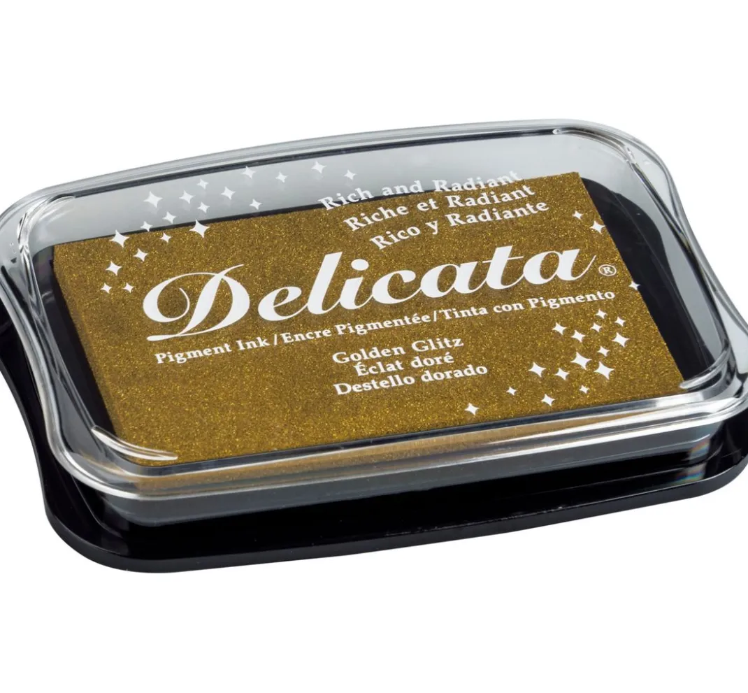 Tsukineko Scrapbooking|Kartengestaltung>Stempelkissen "Delicata Metallic"