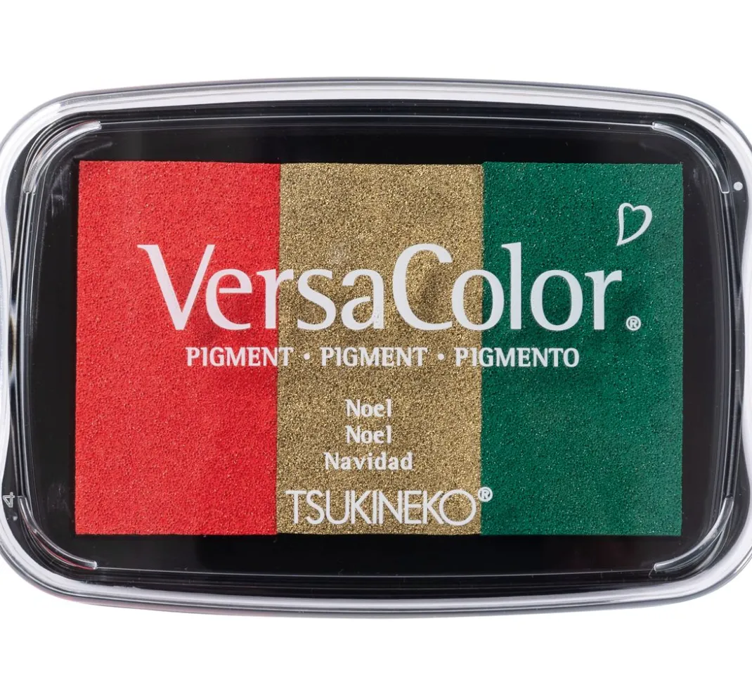 Tsukineko Stempel & Zubehör|Kartengestaltung>Stempelkissen Versacolor, 3 Farben sortiert, Xmas