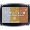 Tsukineko Scrapbooking|Kartengestaltung>Stempelkissen Versacolor, 3 Farben sortiert, Gold