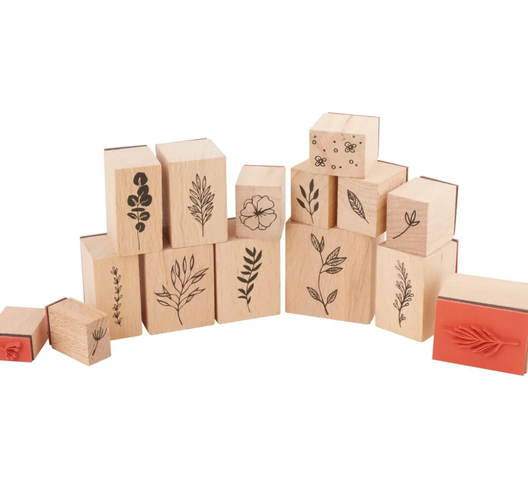 Heyda Stempel & Zubehör|Kartengestaltung>Stempel-Set "Blätter"