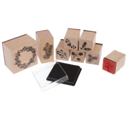 Rico Design Stempel & Zubehör|Scrapbooking>Stempel-Set "Classical Christmas"