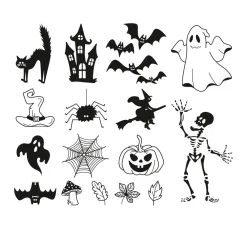 Heyda Stempel & Zubehör|Kartengestaltung>Stempel-Set "Halloween"