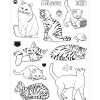 Aladine Stempel & Zubehör|Kartengestaltung>Stempel-Set "Katzen"
