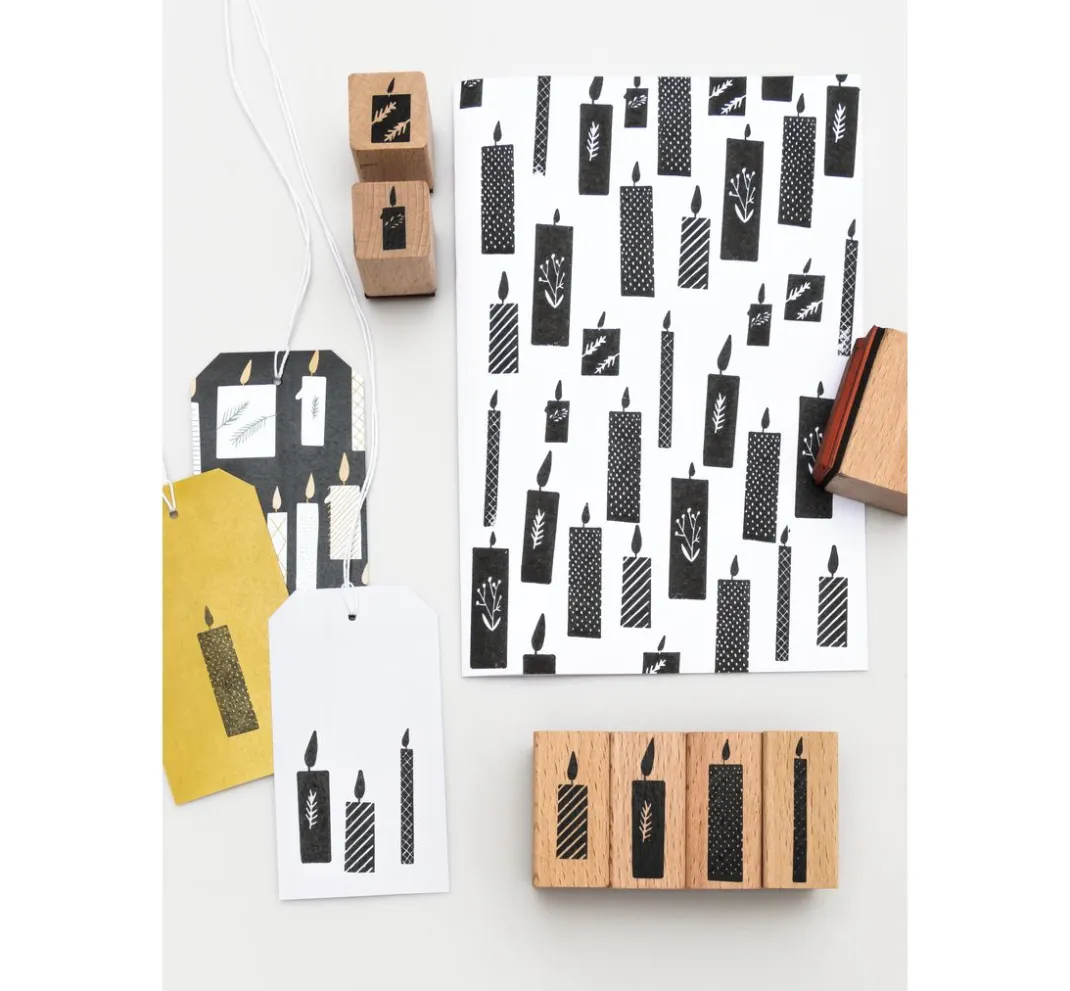 Rico Design Stempel & Zubehör|Kartengestaltung>Stempelset "Kerzen"