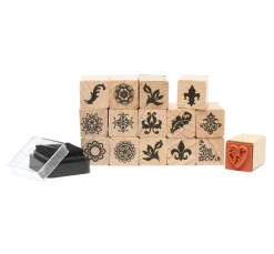 Rico Design Stempel & Zubehör|Kartengestaltung>Stempel-Set "Ornamente & Florale"