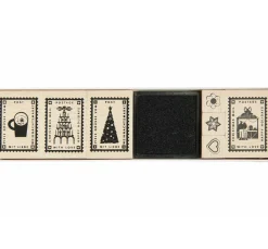Rico Design Scrapbooking|Kartengestaltung>Stempel-Set "Weihnachtspost"