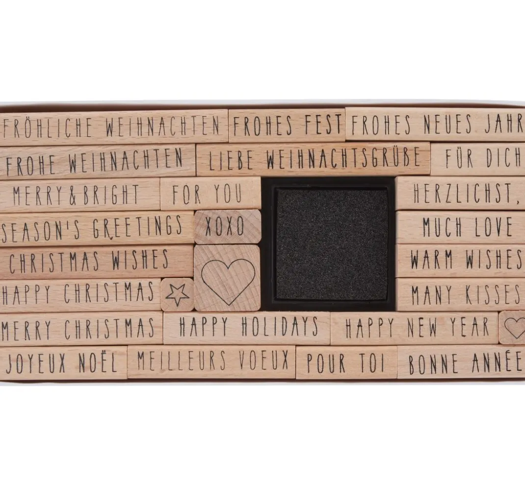 Rico Design Stempel & Zubehör|Scrapbooking>Stempel-Set XL "Christmas Wishes"