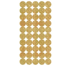 Rico Design Scrapbooking|Kartengestaltung>Sticker "Kreise gold", 200 Stück