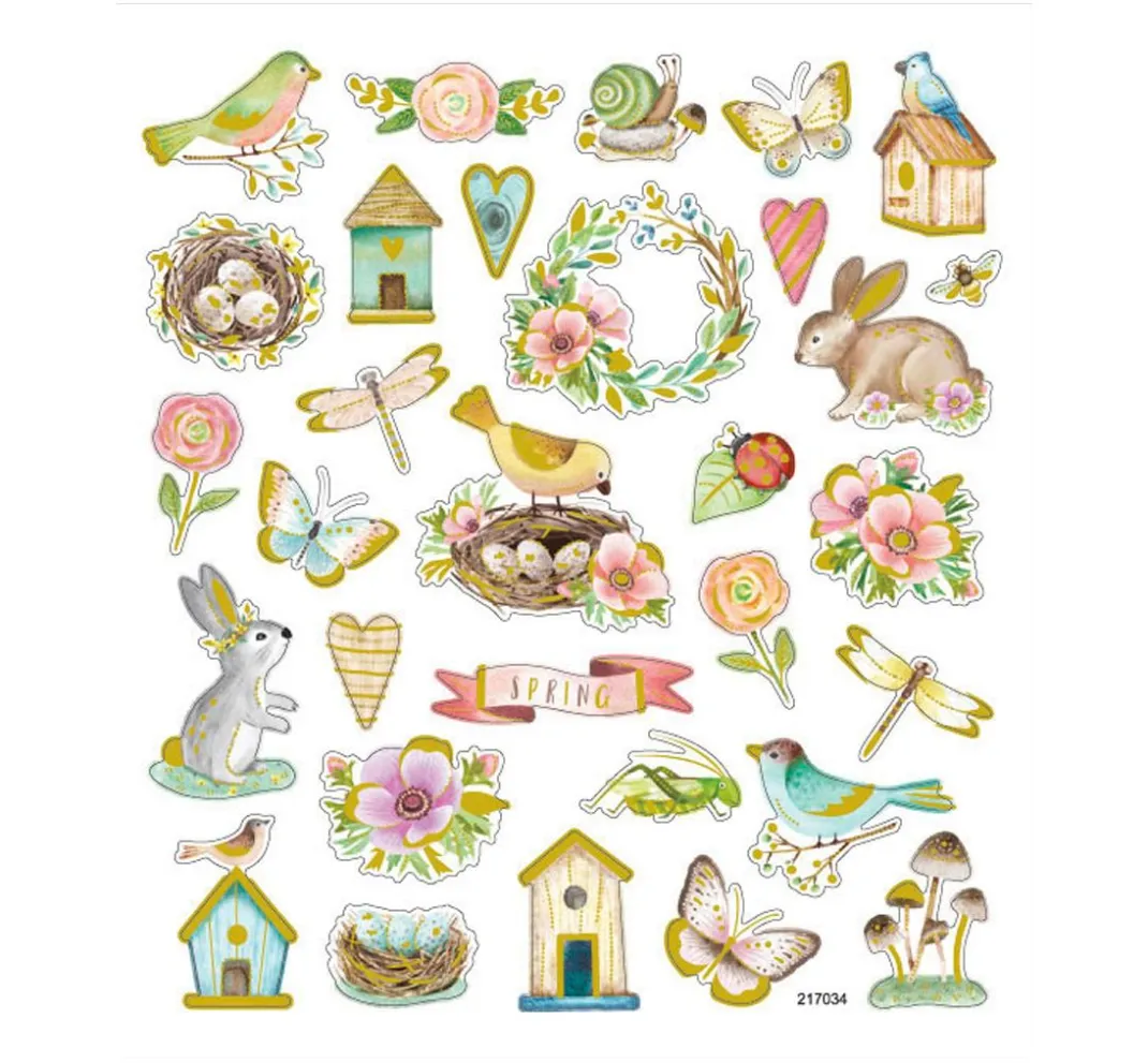 creativ company Sticker & Klebebänder|Kartengestaltung>Sticker "Springtime"