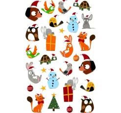 maildor Scrapbooking|Kartengestaltung>Sticker "Weihnachtstiere"