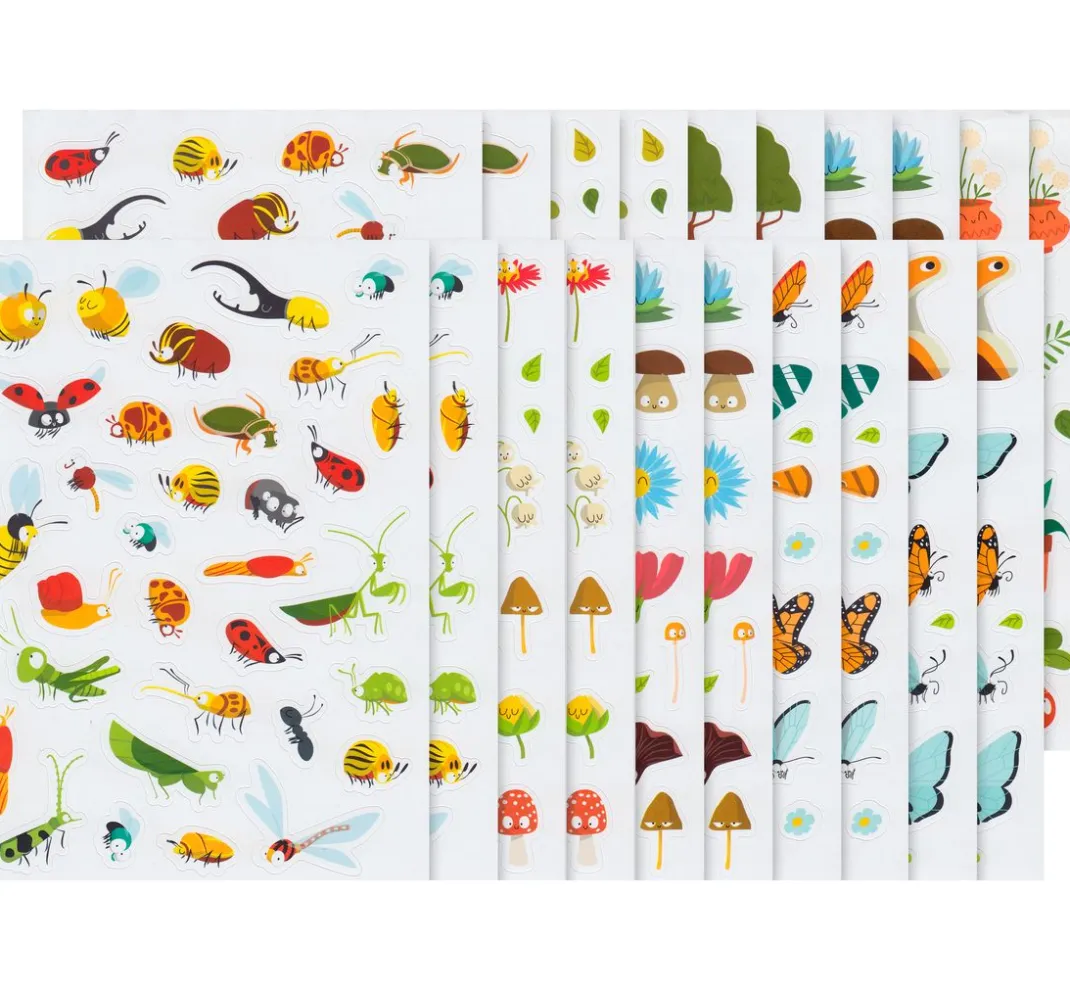 maildor Sticker & Klebebänder|Kartengestaltung>Sticker-Buch "Happy Nature" 674 Stück