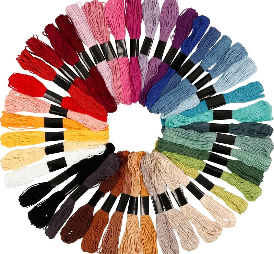 creativ company Sticken|Freundschaftsarmbänder>Stickgarnset "Sortierte Farben"