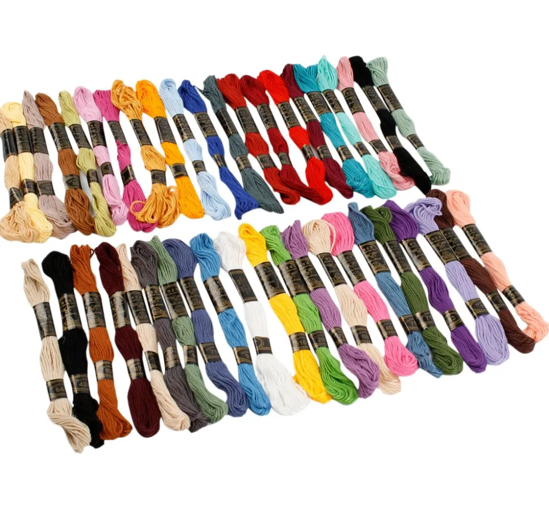 creativ company Sticken|Freundschaftsarmbänder>Stickgarnset "Sortierte Farben"