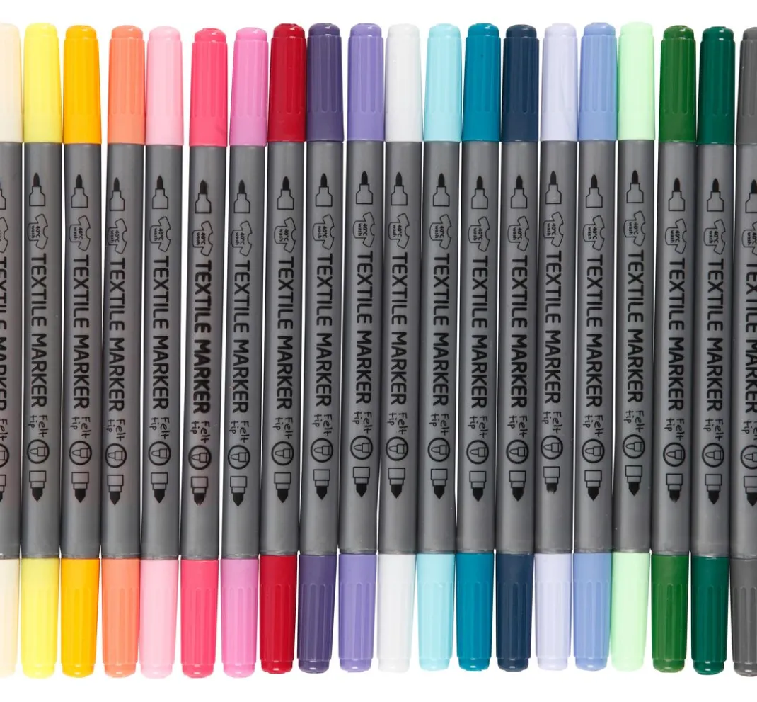 Kinder creativ company Stifte & Marker|Textil-Design>Stoffmalstifte "Zusatz-Farben"