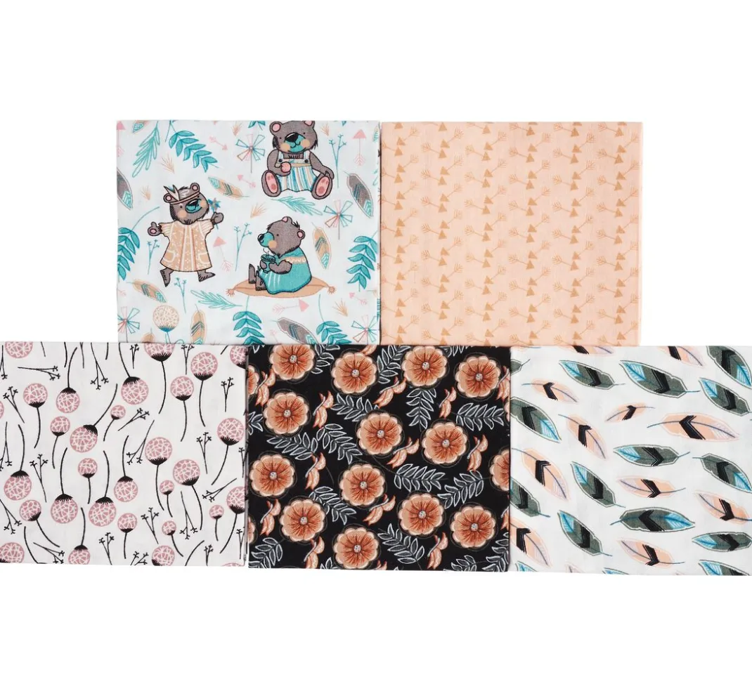 Kinder stafil Patchworkstoffe|Kinderstoffe>Stoffpaket Patchy "Bärengarten"
