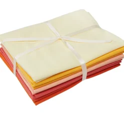 stafil Patchworkstoffe|Stoffpakete>Stoffpaket Patchy Uni "Gelb-Orange"