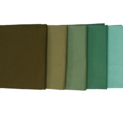 stafil Patchworkstoffe|Baumwollstoff>Stoffpaket Patchy Uni "Oliv-Grün"