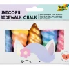 Kinder folia Bastelfarbe|Kreidefarbe>Straßenmalkreide "Einhorn"