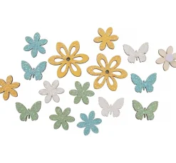 Rayher Streuteile|Scrapbooking>Streuteile Blume und Schmetterling "Franca"