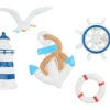 HobbyFun Streuteile|Scrapbooking>Streuteile Maritim "Sellin", mit Klebepunkt