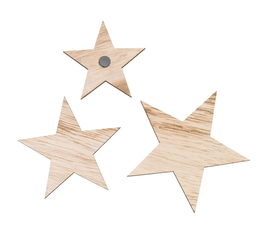 HALBACH Streuteile|Scrapbooking>Streuteile Stern "Skara" mit Magnet
