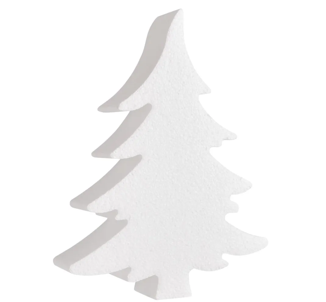 VBS Paillettentechnik|Styropor- Und Watteformen>Styroporform "Tannenbaum geschwungen"