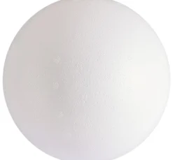 VBS Paillettentechnik|Styropor- Und Watteformen>Styroporkugel, Ø 20 cm, 2-teilig