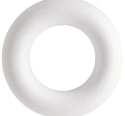 VBS Paillettentechnik|Diverse Materialien>Styroporring flach, (Römer), Ø 22 cm